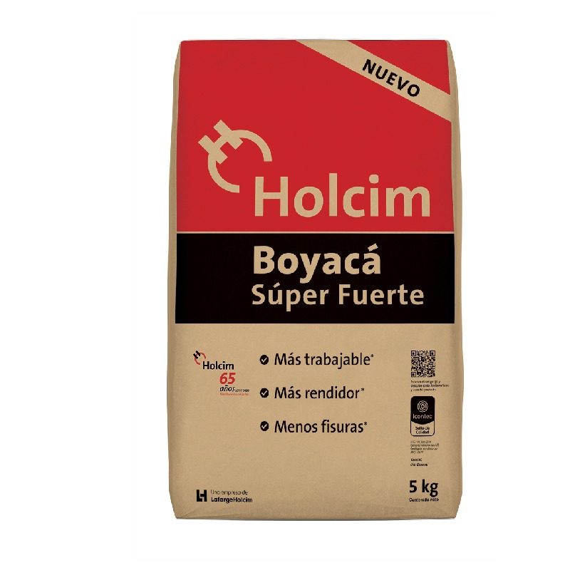  Cemento Boyacá súper fuerte x 5 Kg Holcim