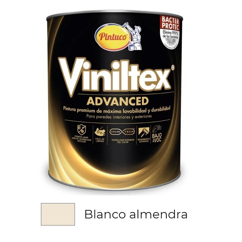 pintura para paredes blanco Almendra