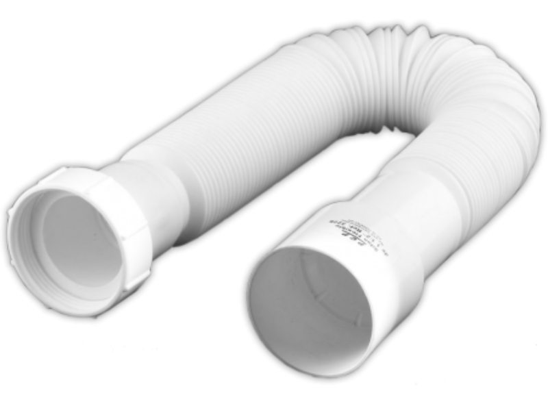 Sifón flexible con adaptador para lavamanos PCP