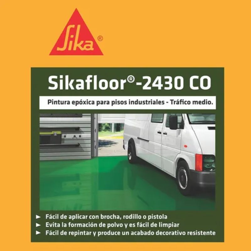 Sikafloor 2430 Recubrimiento Para Piso Interior Amarillo 4kg Sika