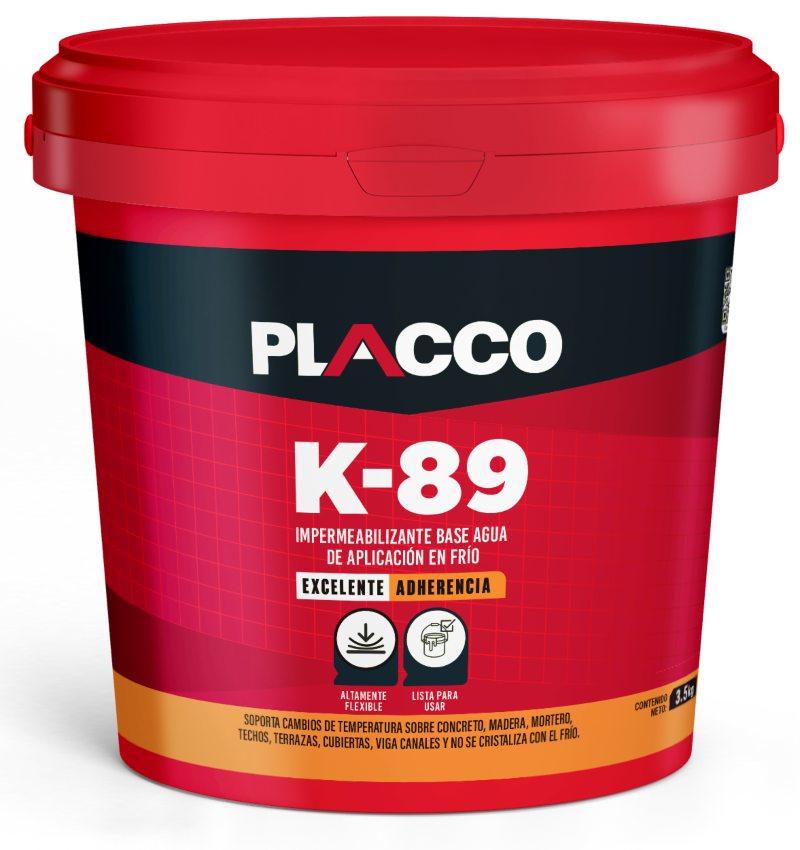 Placco K-89 impermeabilizante asfáltico caneca Algreco