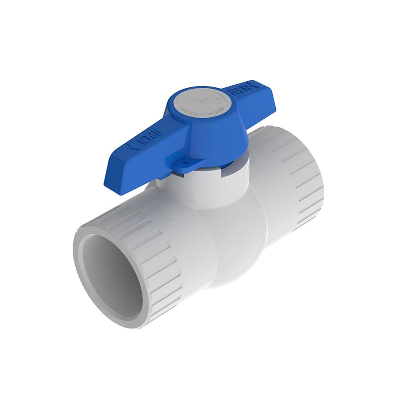 Válvula de bola tipo pesado en PVC Soldar 1" PCP