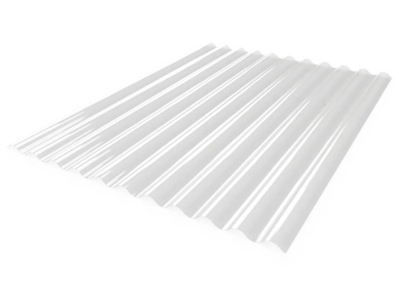 Teja Policarbonato Ajozinc 2.44x0.83 mt No. 8 Opal Ajover
