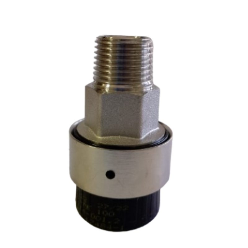 Unión Fusión-Rosca Metálica Macho 20 x 1/2" negro Maygas