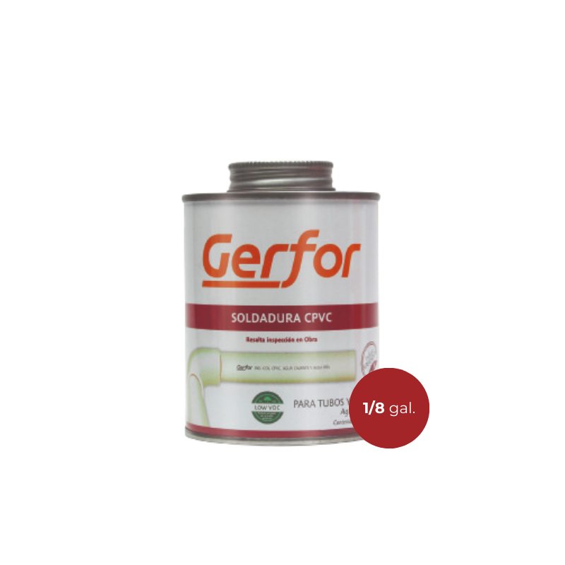 Soldadura Cpvc de 1/8 Galón Gerfor