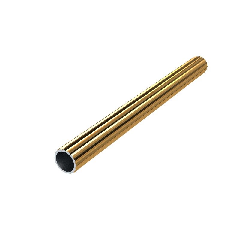Cortinero 1" dorado T111 x 6 metros Alumina