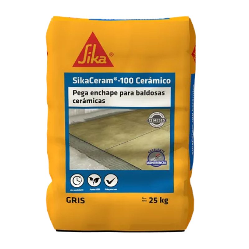 SikaCeram-100 Cerámico gris x 25 kg Sika