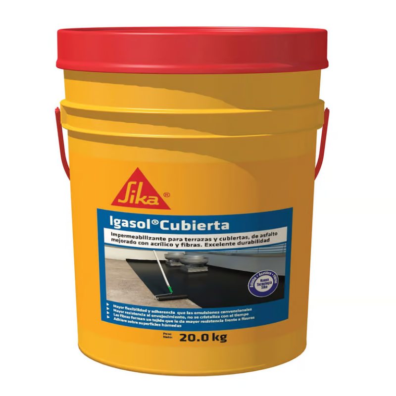 Sika Igasol Cubierta Impermeabilizante Para Cubiertas 20 kg