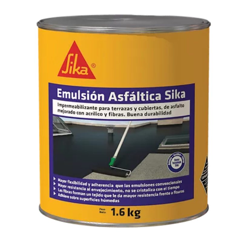 Emulsion Asfáltica Sika x 1.6 Kg 