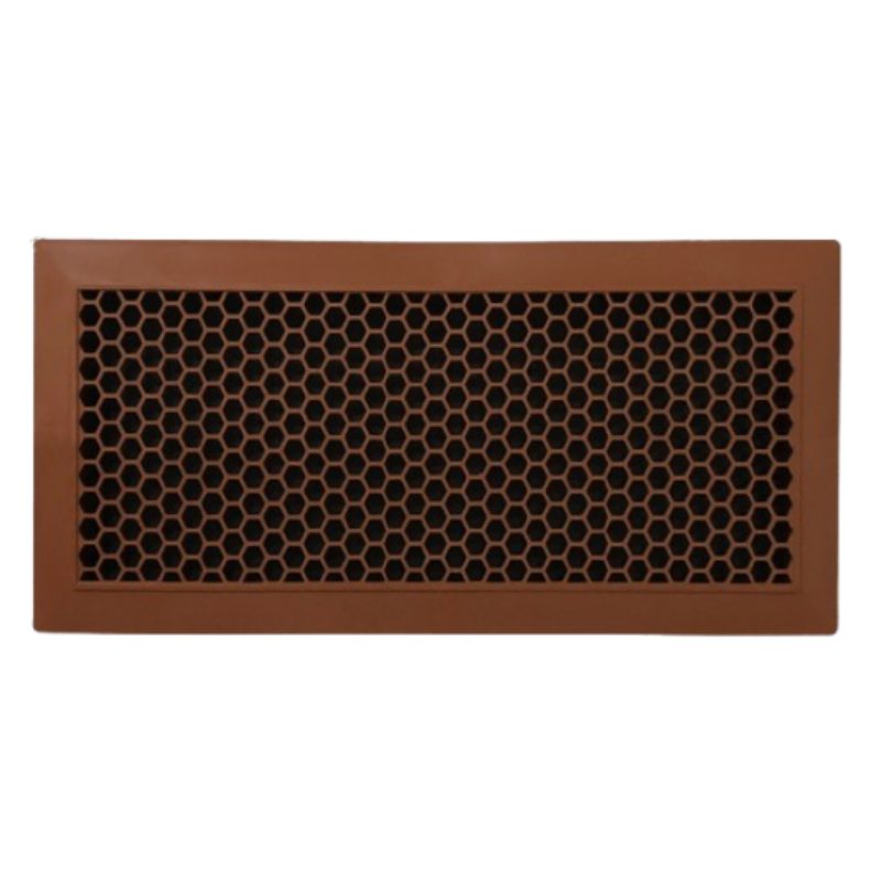 Rejilla Colmena Vent. Gas De 38X16 Cms Ext. 34X13 Cms Int. color ladrillo Silplas