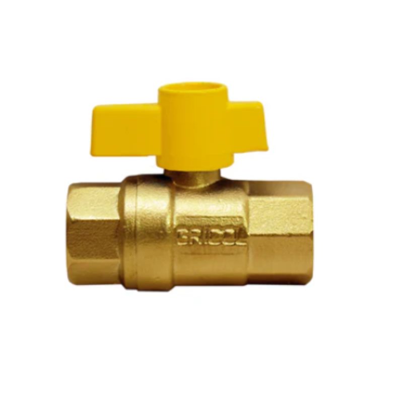 Válvula de Corte Antifraude Hembra  1/2" bronce