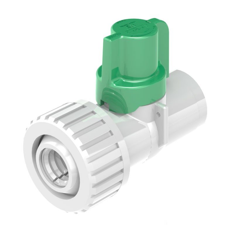 Registro de corte antifraude 1/2" DZR interior X PE 20 mm PCP
