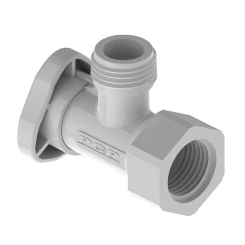 Registro de regulación de 2 salidas x 1/2" - 1/2" PCP