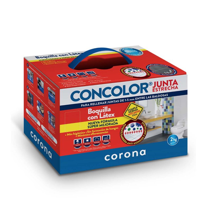 Concolor Junta Estrecha Gris Cemento x 2 kg Corona
