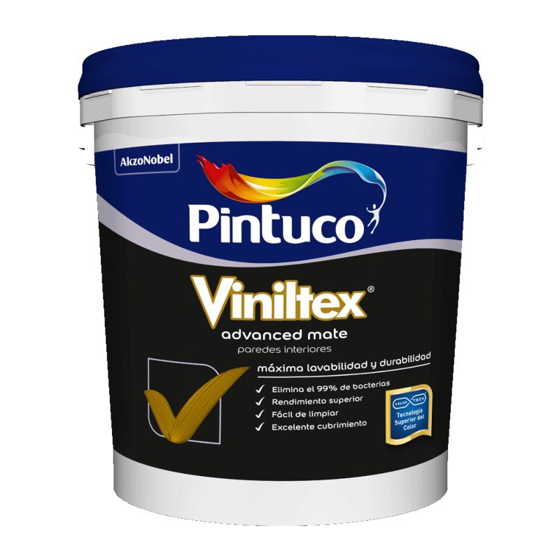 Pintura Viniltex Advanced Blanco 2.5 Galones Pintuco