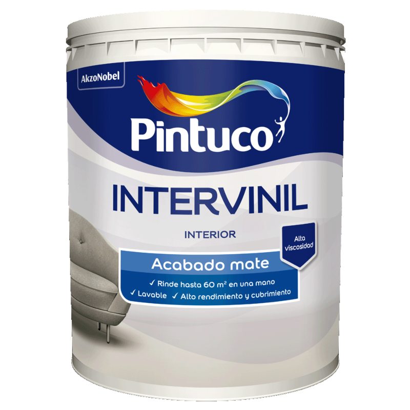 Pintura Intervinil Blanco Caneca 5 Galones Pintuco