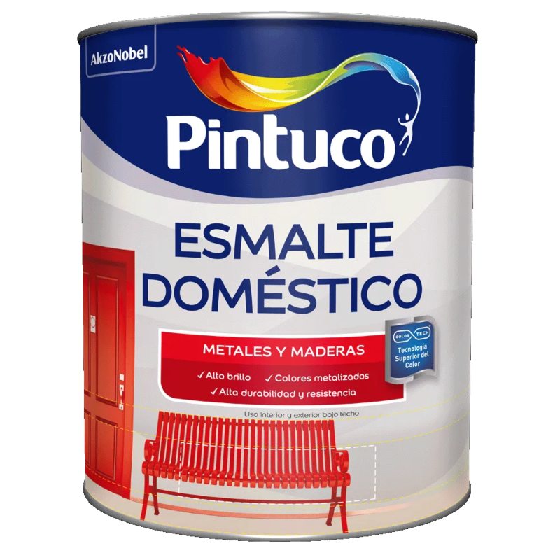Esmalte doméstico Mate Blanco 6W galón Pintuco
