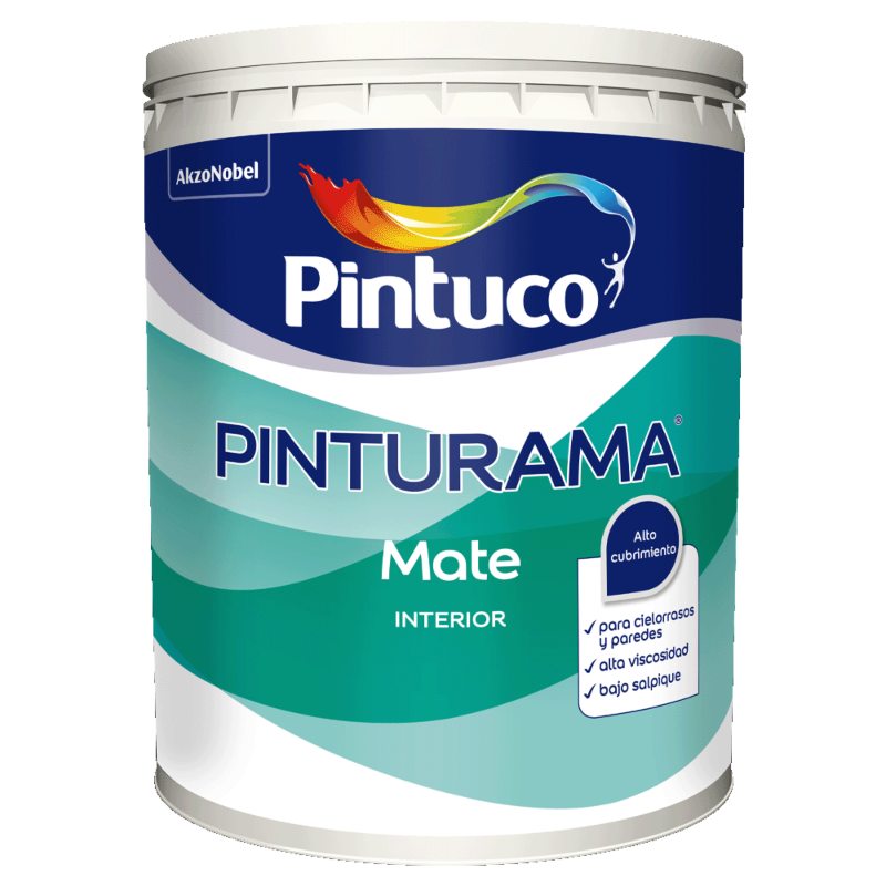 Pinturama Blanco Techos Caneca 5 Galones Pintuco