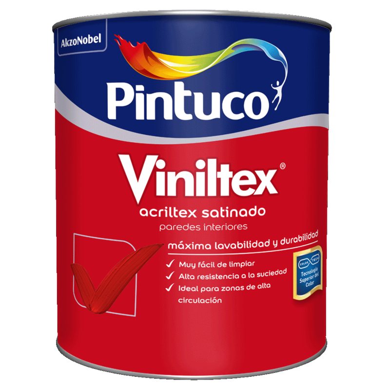 Pintura Viniltex Acriltex cuarto de galón Pintuco