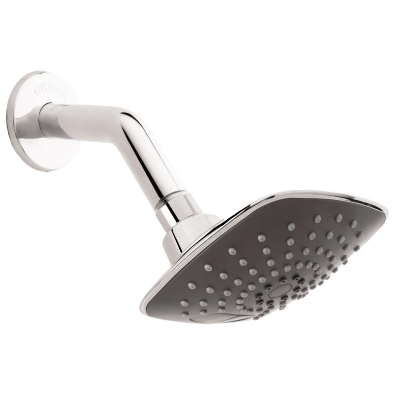 Regadera para ducha Ultra Ahorradora Imperial con brazo Grival