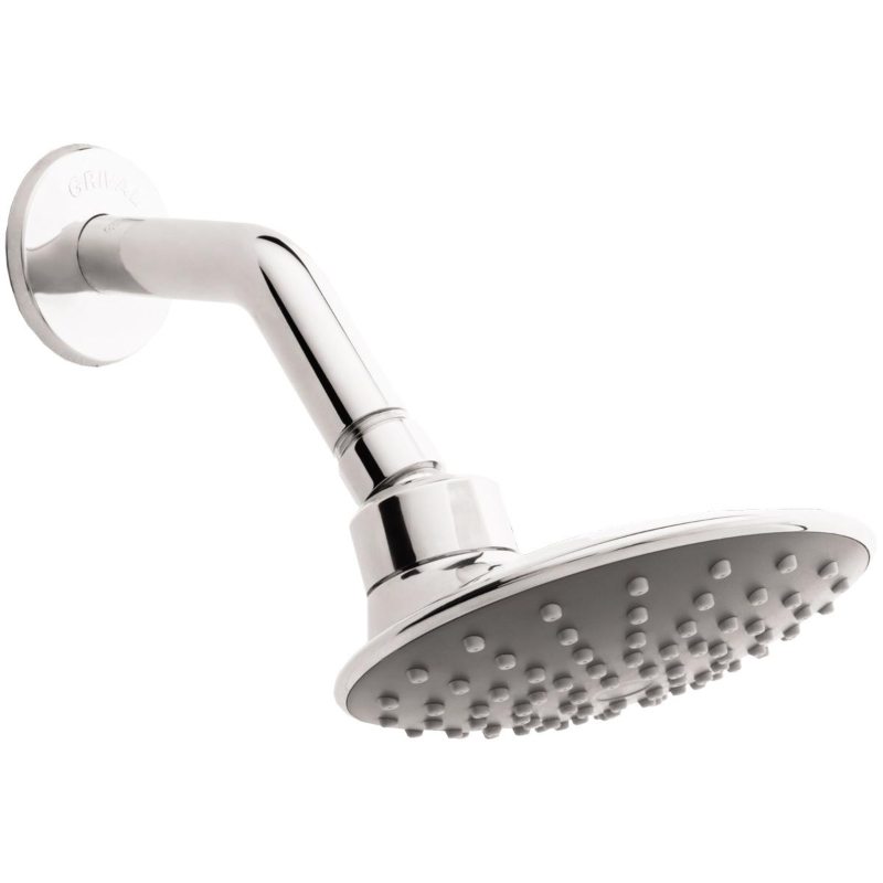 Regadera para ducha Ultra Ahorradora Cosmos con brazo Grival