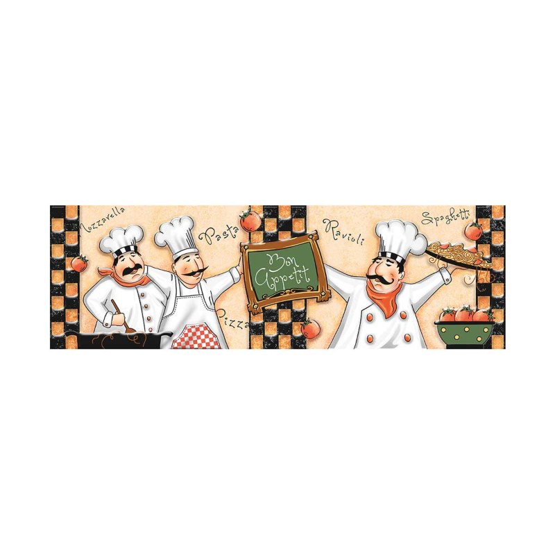 Listón Bon Apetit Multicolor Cara Única 13.5 x 43.0 cm Corona