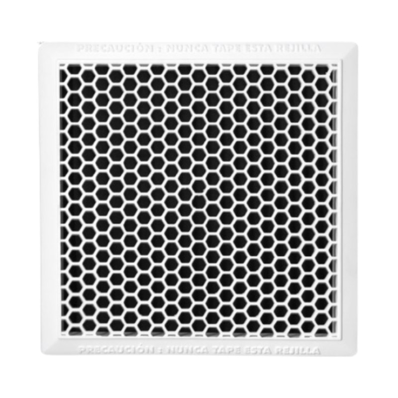 Rejilla Colmena Ventilación Gas De 24X24 Cms Ext.21,6X21,6 Cms Int. Silplas