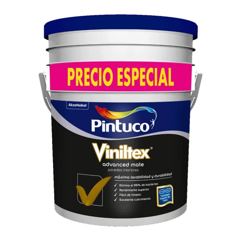 Pintura Viniltex Advanced Blanco caneca Precio especial