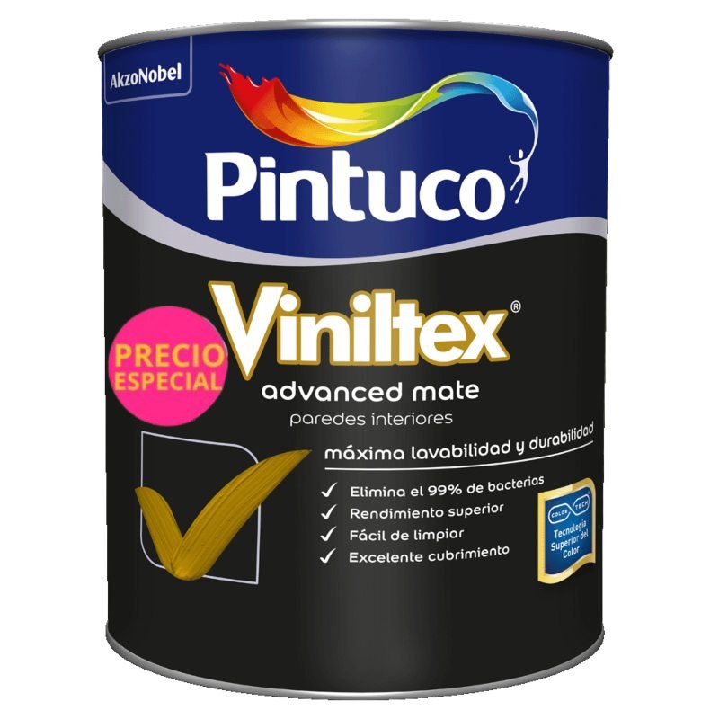Pintura Viniltex Advanced Blanco Galón Precio especial