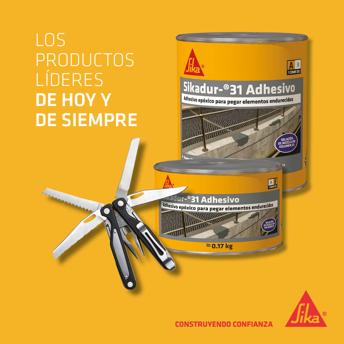 Sikadur®-31 adhesivo gris x 0.5 Kg Sika