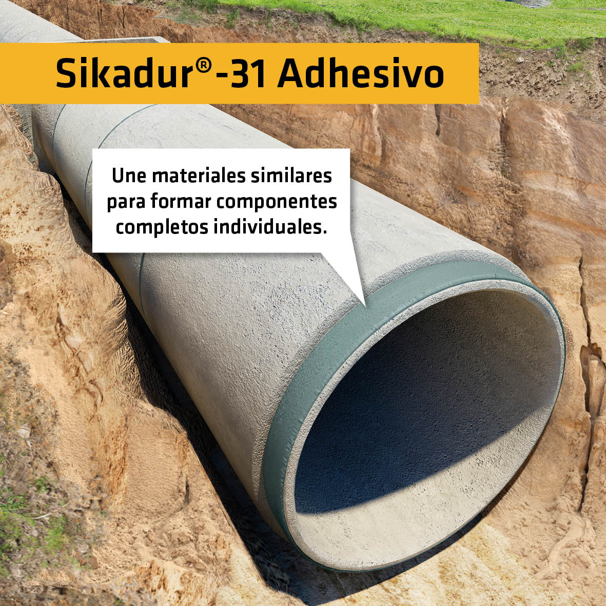 Sikadur®-31 adhesivo gris x 0.5 Kg Sika