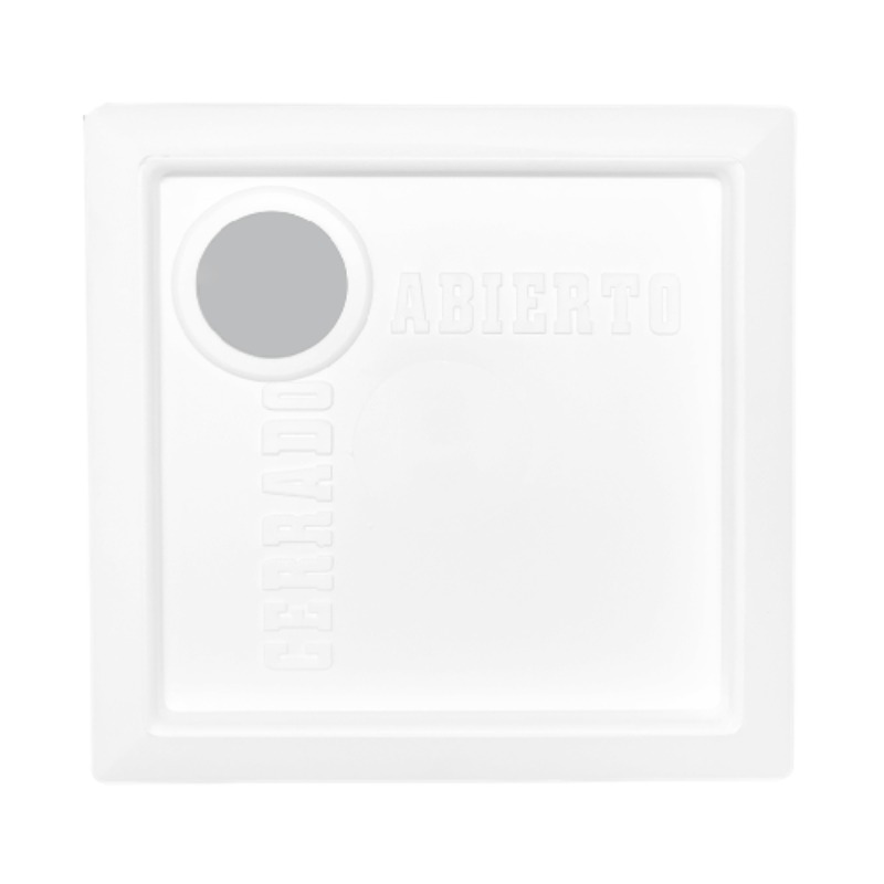 Caja registro corte gas blanca 15x15x1,5 cm Silplas