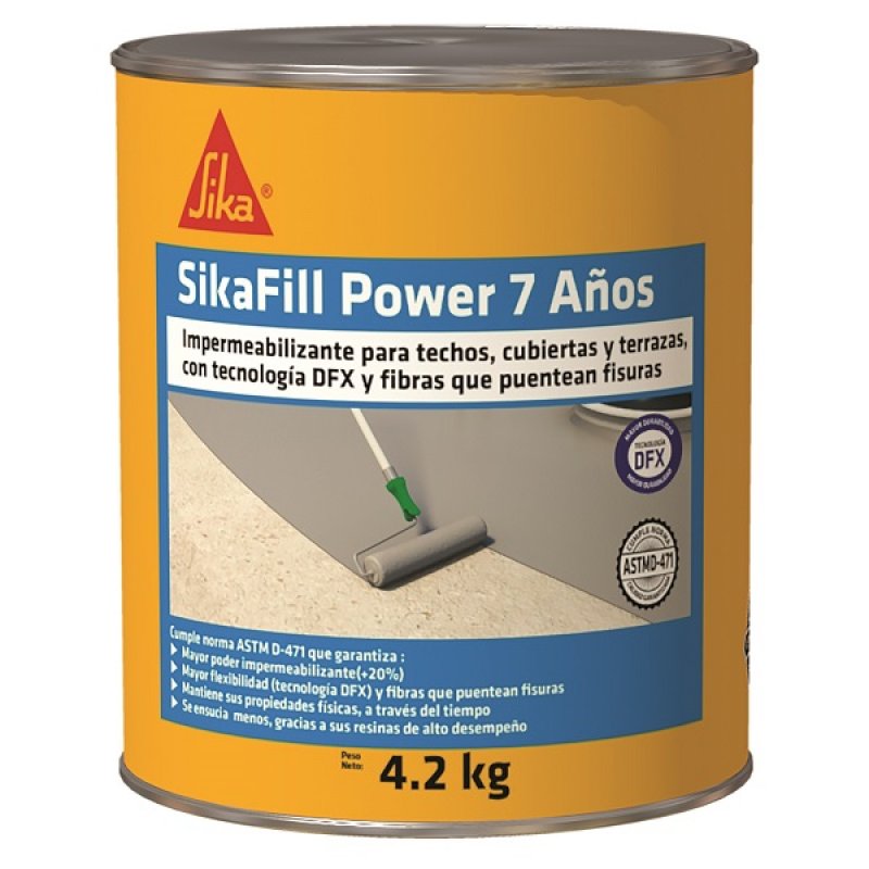 Sikafill 7 power gris x 4,2 kg Sika