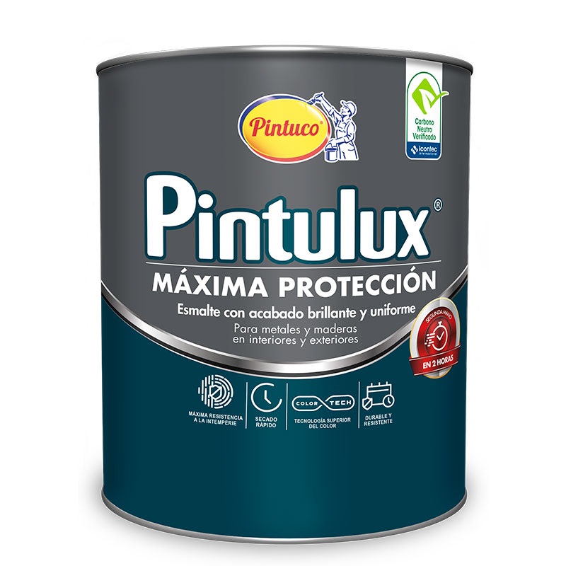 Esmalte Pintulux Máxima Protección Blanco 1 Galón Pintuco