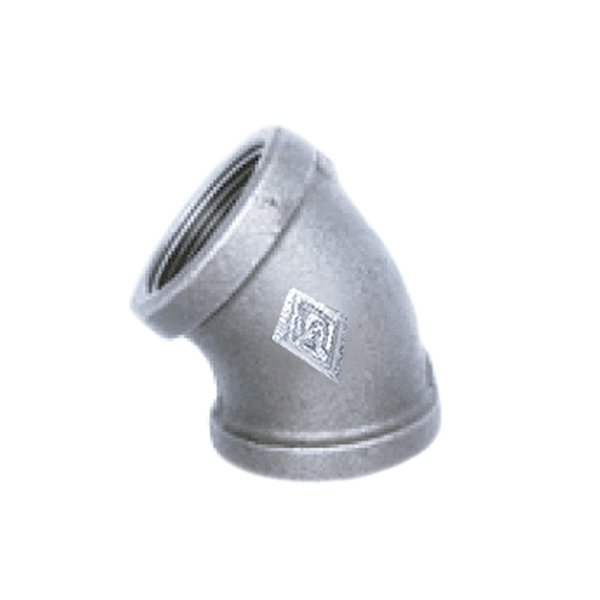 Codo 45° Galvanizado de 3/8"
