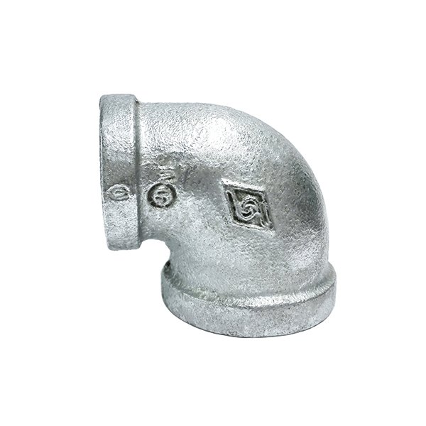 Codo Reducido Galvanizado de 1/2" x 3/8"