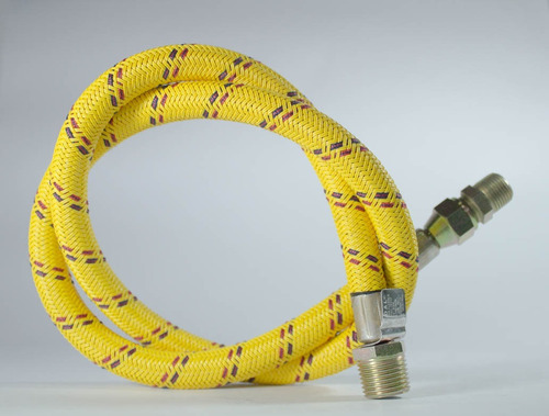 Conector Flexible Acero Re/Pvc Amarillo de 1/2" x 3/8" x 40 Cm Sedal